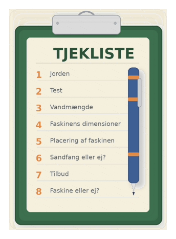 Tjekliste før tilbud