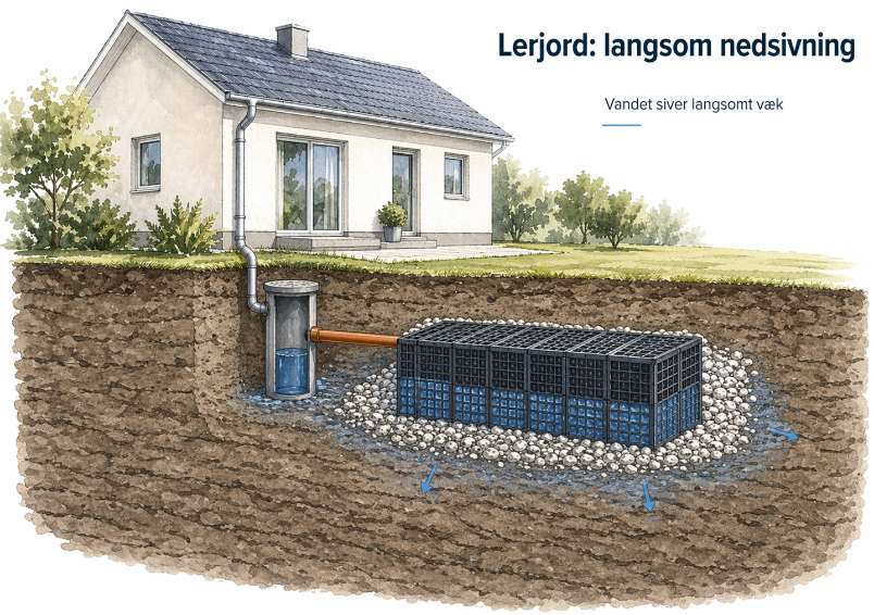 Lerjord og langsom nedsivning