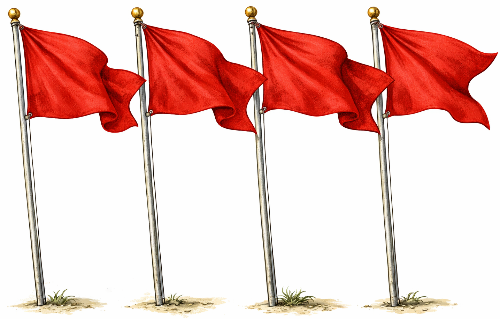 Røde flag ved tilbud
