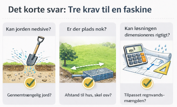 Tre krav til faskine